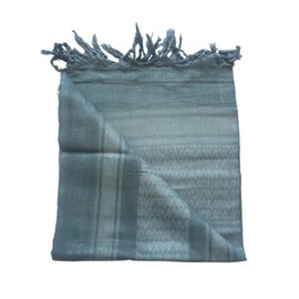 MILSPEC SURPLUS 100% Cotton Plain Palestinian Shemagh Arab Keffiyeh Headscarf Unisex Desert Shawl Hijab Winter Scarf (Plain Grey)