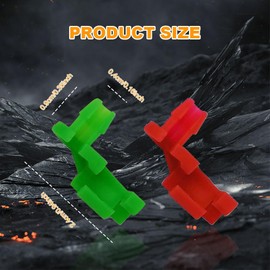 HEVLE 10PCS Tailgate Handle Rod Clip, Left & Right Door Lock Rod Clip Replacement OEM# 88981030 88981031, Car Accessories Universal for Chevy Silverado 1999-2007, GMC Sierra 1999-2007