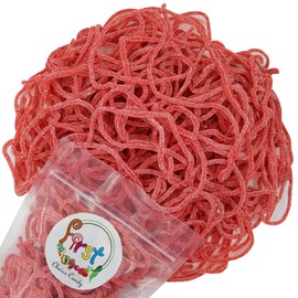FirstChoiceCandy Juicy Licorice Laces Candy (2 Pound (Pack of 1), Sour Strawberry)