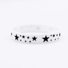 POYAMUSE 6pcs Y2K Star Silicone Bracelets Set – Emo Rubber