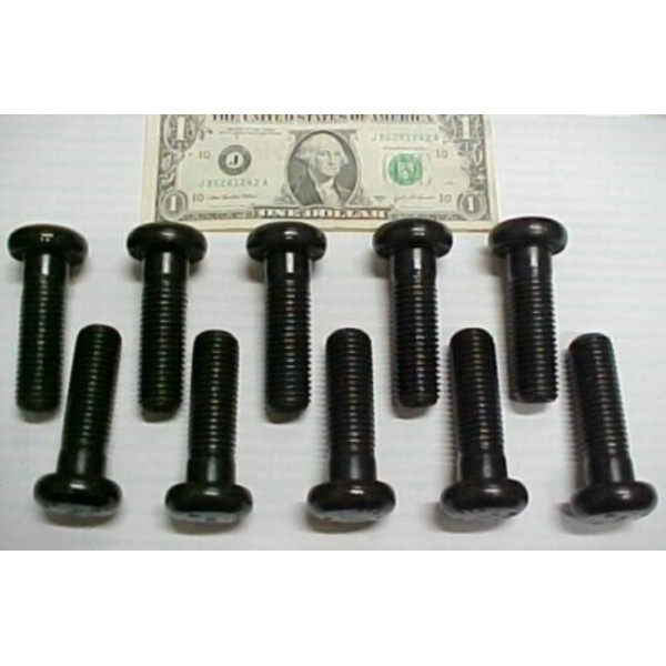 Unbranded 10 Round Head Una Drive Bolts, Truck Bumper, Grade