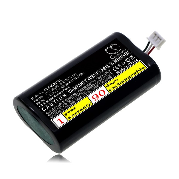 Yibudt 3.7V 5200mAh IP-038535-101 111-00005 Battery Replacement for Roam,IP-038535-101 111-00005,Battery