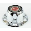BB Auto New Wheel Hub Center Cap Chrome Red Replacement