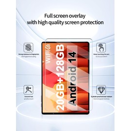 Screen Protector for SKYEGG K13 Android 14 Tablet 10.1 inch Tablets,Anti-Scratch 9H Hardness Touch Sensitive 2.5D Rounded Edges Bubble Free Easy to Install,2 Pack.