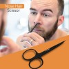 Unbranded Tweezers (2 Pcs) Scissor Tweezers Shaped Eyebrow Straight Tip