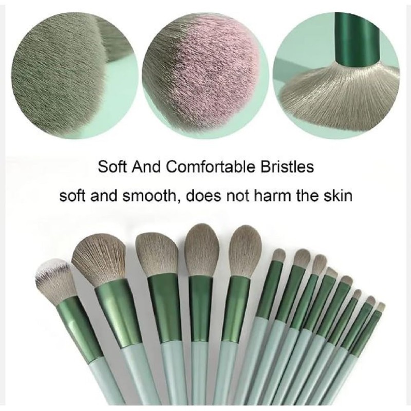 13 Pcs Makeup Brush Set with Travel Pouch – D.Sirez's