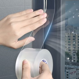 Draft-Free Windproof Sealing Tape (50mm/70mm) for Window & Door Gaps No.01 Draft-Free Windproof Tape 50mm 4ea