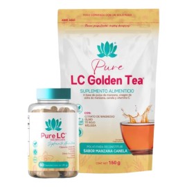 Kit Golden Detox (pure Lc Golden Caps Lc Golden Tea 150 Gr Pure Lx Pure D-tx Caps) Pure Health
