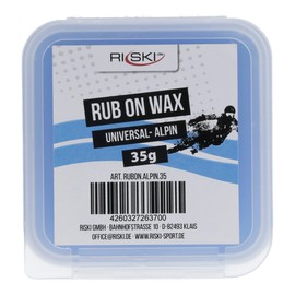 RiSki Rub On Ski Wax for Alpine Skis Universal 35 g