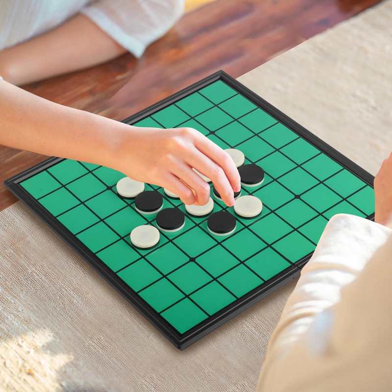 Reversi Game - Vikutu 9.7" Travel Board Game Portable -