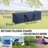 BESTHLS Storage Bag for Double Canopy Camping Chair with Shade