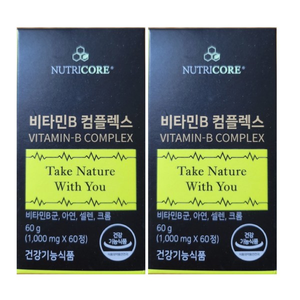 Nutricore Vitamin B Complex 60 tablets x 2 / 뉴트리코어