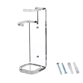 MANNIFEN Lightsaber Stand Wall Display, Lightsaber Holder Wall Mount, Acrylic Lightsaber Rack Wall Display Rack Suitable for Swords, Light Saber Transparent