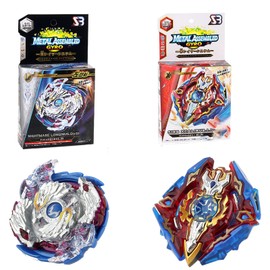 Beyblade Burst Pack of 2 Children's Toy Spinning Top Battle Spinner with Burst Launcher Suit for the First Try Player for Children