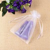 100 Premium Sheer Organza Bags, White Wedding Favor Bags with