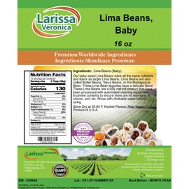 Lima Beans, Baby (16 oz, ZIN: 525046)