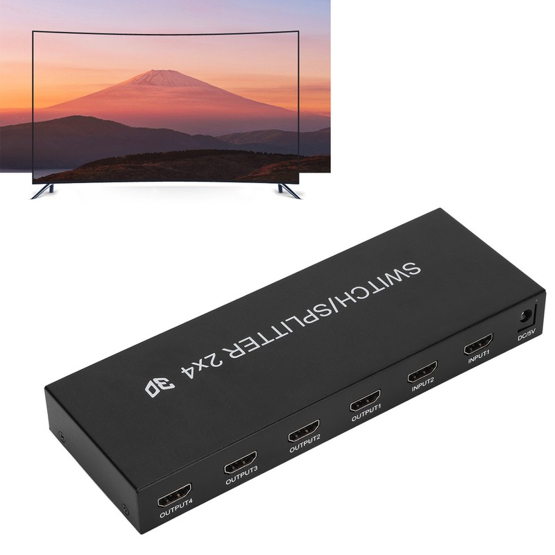 HD Multimedia Interface 2.0 Switch 2 in 4 Out UHD