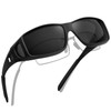 Rimerakea Polarized Fishing Sunglasses, A1: Matte Black/Matte Black