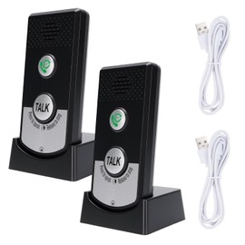 Intercom Systems for Home, 2 Way Wireless Intercom with Rainproof Design for Indoor Outdoor Household Office Interphone System Improvement Security