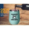 Drummer Teal Edition Wine Tumbler 12oz - Making noise since