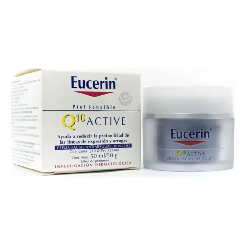Crema Noche Eucerin Q10 Active Piel Sensible 50ml
