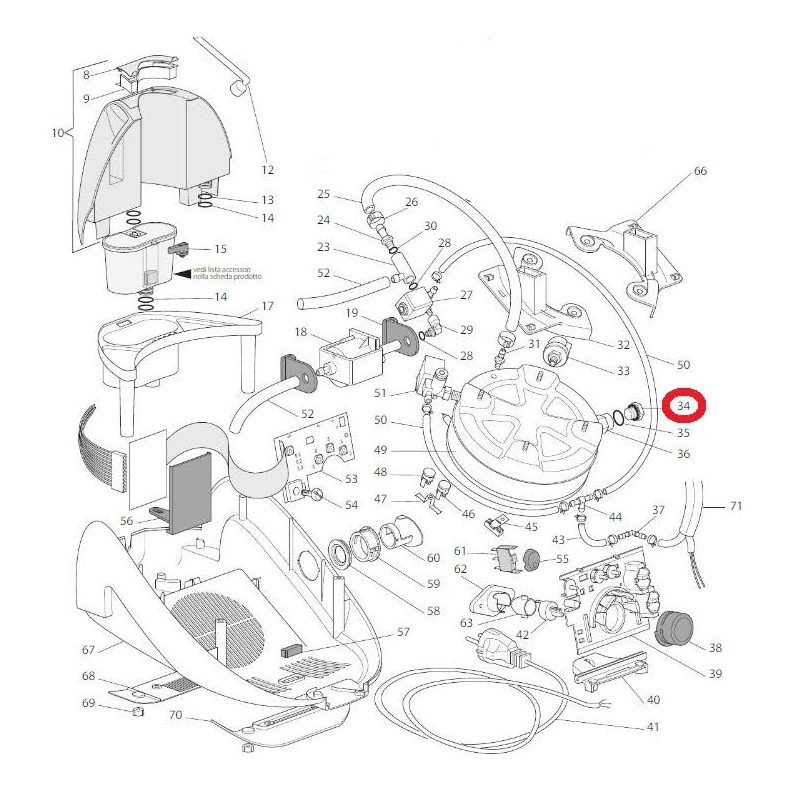 Replacement Plug Decalc Boiler Cap Stopper Compatible With Delonghi Steam