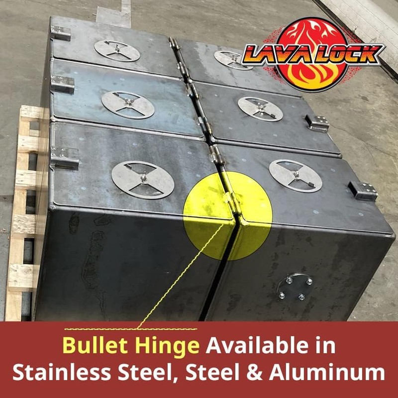 4.75 inch Steel Bullet Hinge with Zerk Grease Fitting and