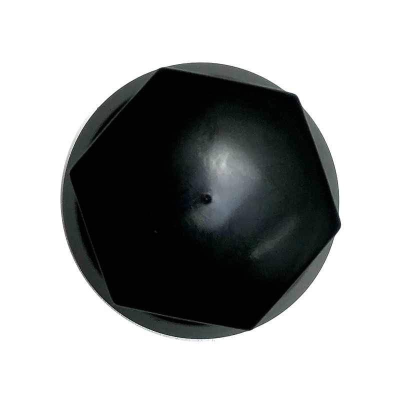 MelTruck® 20 x Black Wheel Nut Caps Protection Cover Diameter