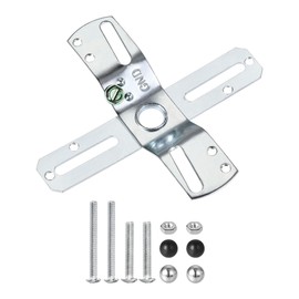 sourcing map Light Crossbar Kit 4 Inch Cross-Shaped Mounting Bracket Universal Lighting Fixture with Screws and Nuts