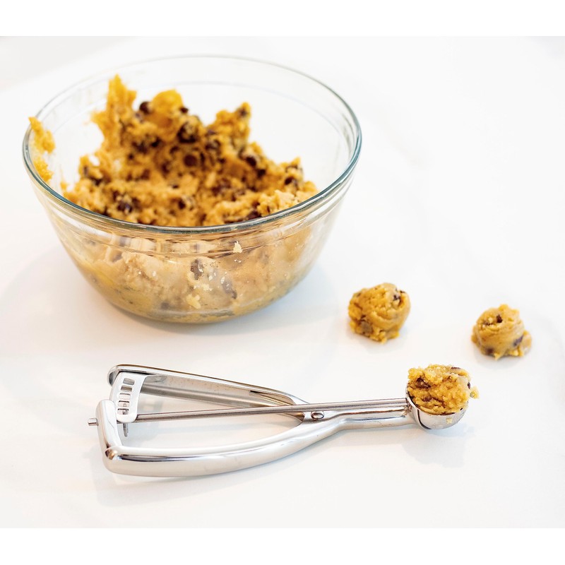 Jenaluca Mini Cookie Scoop & Melon Baller - 18/8 Stainless