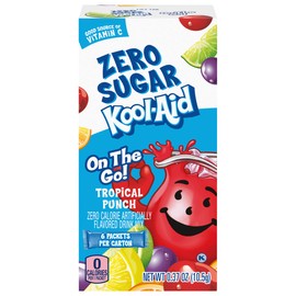 Kool-Aid Sugar-Free Cherry On-The-Go Powdered Drink Mix 6 Count