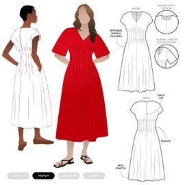 Style Bow Sewing Pattern - Bronte Woven Dress (Sizes 04-16)