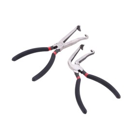 Mtsooning Electric Cutting Pliers, Car Electric Pliers, Spark Plug Pliers, Electric Plug Pliers in the Car, for Easy Disconnection of Electrical Plugs with Locking Tabs (Straight and Curved)