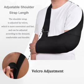 Oaygat Universal Arm Sling for Shoulder Injury Adjustable Arm Support Strap for Broken Wrist, Elbow, Dislocated Shoulder Support Brace for Broken Wrist Shoulder Immobilizer for Left and Right Arm