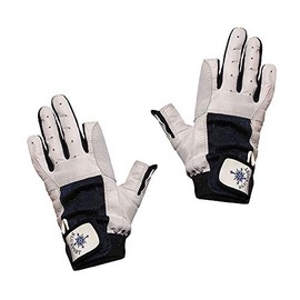 BluePort Segelgloves aus leather - 2 Finger frei XXS