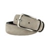 GRESEL Women's and Men's Suede Belt, Genuine Leather, Made in
