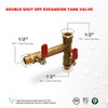 Midline Valve S3565 Double Shutoff Expansion Tank Isolator Valve, with