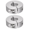 HARFINGTON 2pcs Shaft Collar 14mm Bore Aluminum Alloy Set Screw