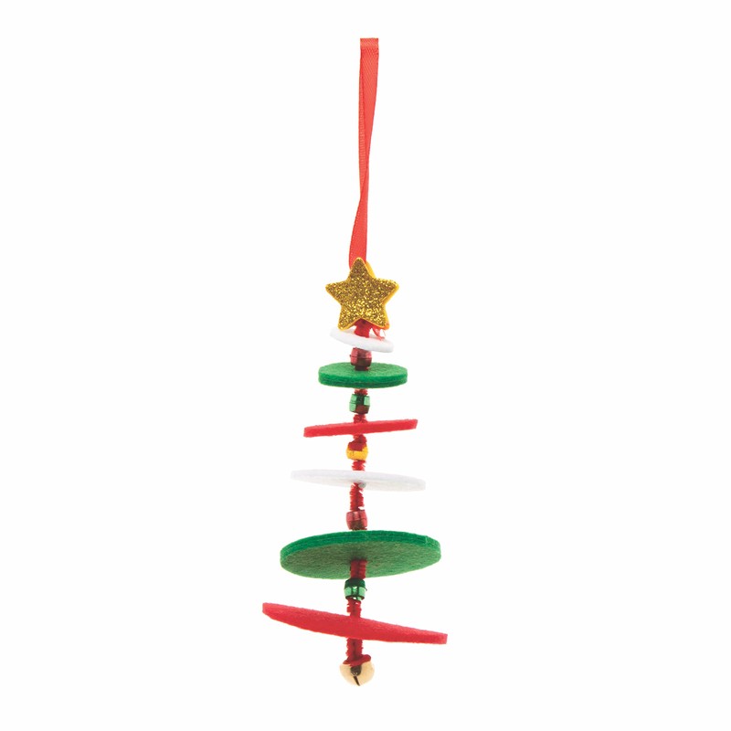 Baker Ross FC174 Christmas Tree Stacking Set, Pack of 3,