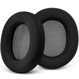 GEVO Ear Pads Replacement for SteelSeries Arctis 1/3/5/7/7+/7P/7P+/7X/7X+/9/9X/Pro/Prime (Do Not Fit Any Arctis Nova) Headset, Earpads Cushions with Memory Foam (Mesh Black)