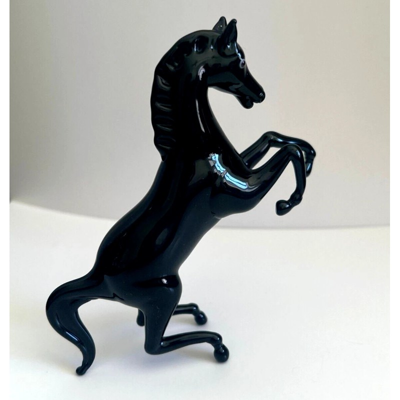 Murano Glass, 4 1/2 inches, Handcrafted Unique Standing Arabian Horse