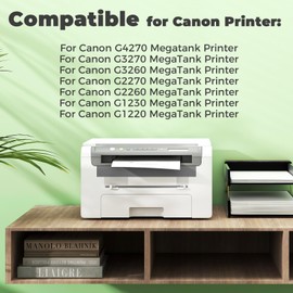 GI-21 GI21 G3270 G3290 Ink Refill Bottles Compatible for Canon 21 GI-21 GI21 Ink Refill Bottles Set for Canon G3270 G3290 G4280 G3260 G4270 G2260 G1220 G1230 G2270 G3272 MegaTank Printer (4 Pack)