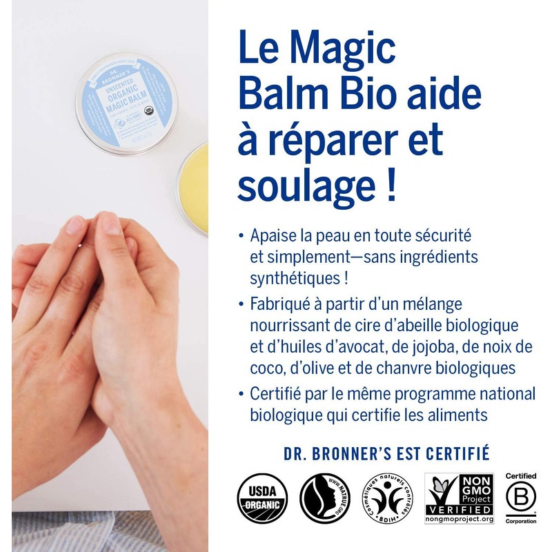 Dr. Bronner's Care Baby Mild Organic Magic Balm 60 g