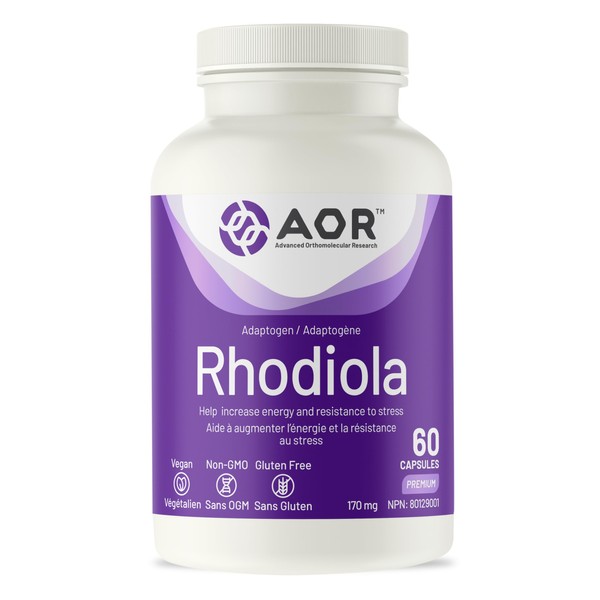 AOR AOR Rhodiola Rosea 170mg, 60 Capsules 30-Day Supply -