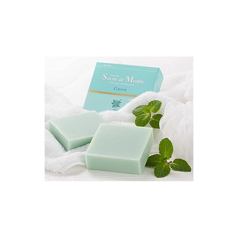 Kitami Hakka Tsusho Savon de Menthe Peppermint Soap, Hokkaido Peppermint