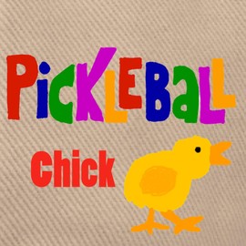 CafePress Funny Pickleball Chick Cap Unique Adjustable Baseball Hat