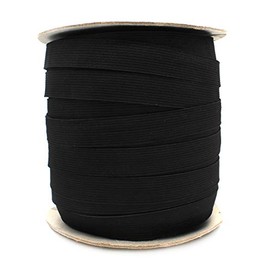 2 to 1 Stretch 3/4" Elastic Color Black (100 Yards)