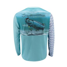 Salty Scales Tarpon Gen 2 Fishing Shirt for Men, UPF Performance Clothing (Medium)