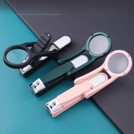 Other brands Hand Injury Prevention (Macadama) Magnifying Nail Clipper / Hand Clipper for the Elderly - Magnifying Nail Clipper Green / 손다침방지 (마카담아)돋보기 손톱깎이 / 어르신 손툡깎이 - 돋보기손톱깎이 그린