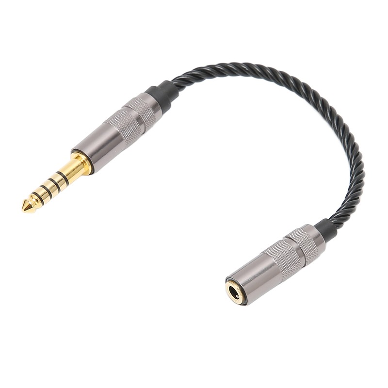 Headphone Adapter Cable Gold Plated 4.4MM Balanced Male to 3.5MM